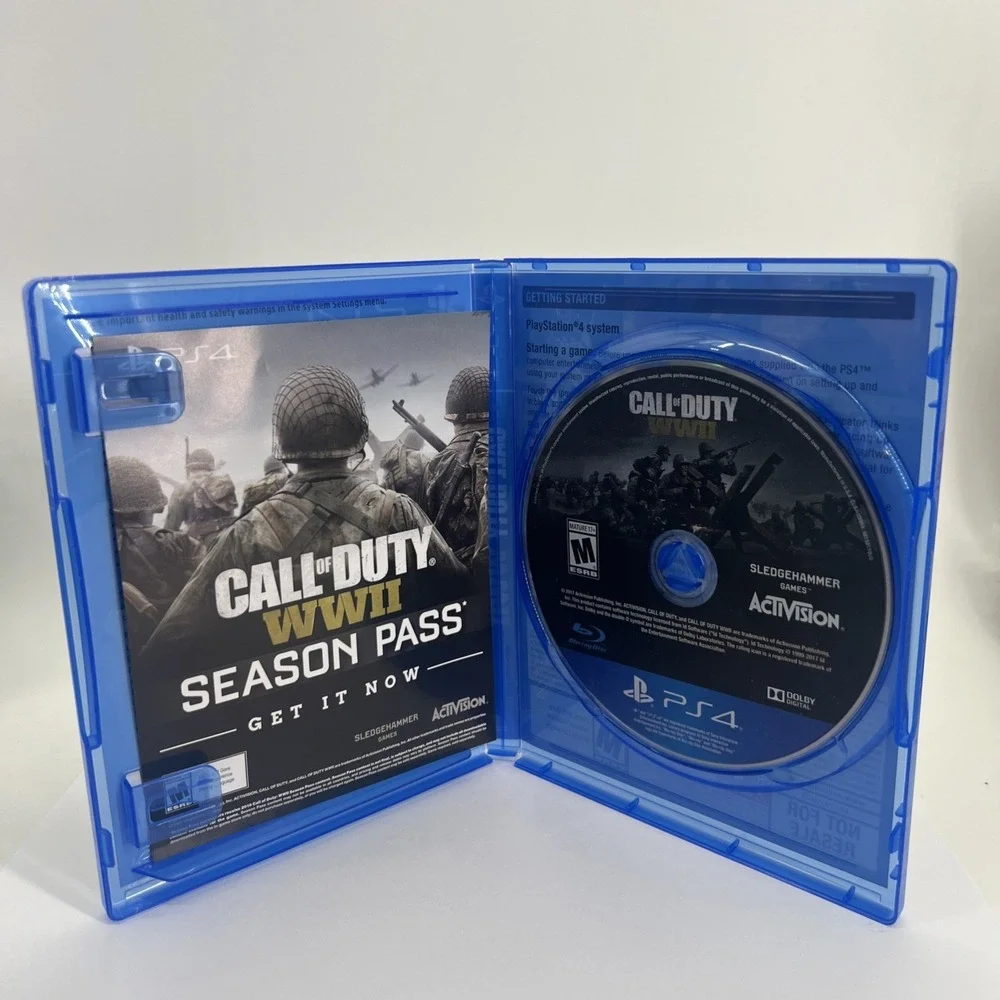 Call of Duty WWII Sony PlayStation 4 PS4 WW2 Game Complete CIB Tested Working
